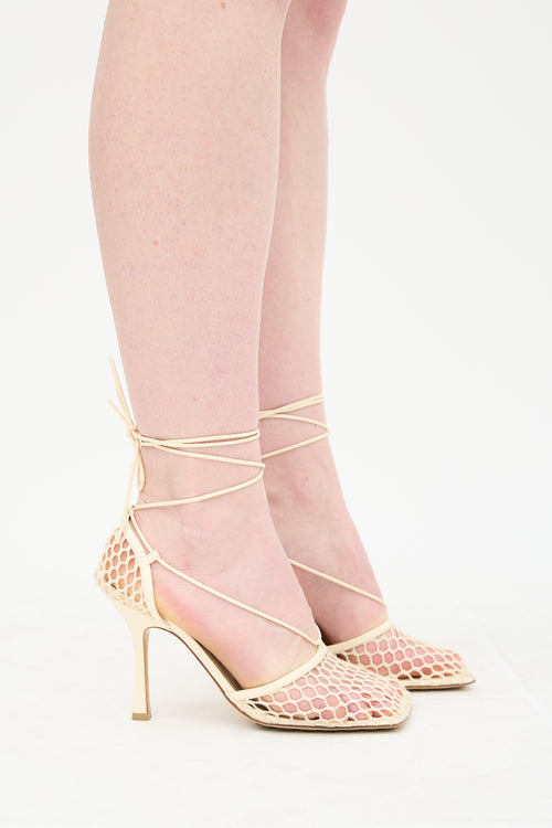 Bottega Veneta Woven Stretch Web Sandal