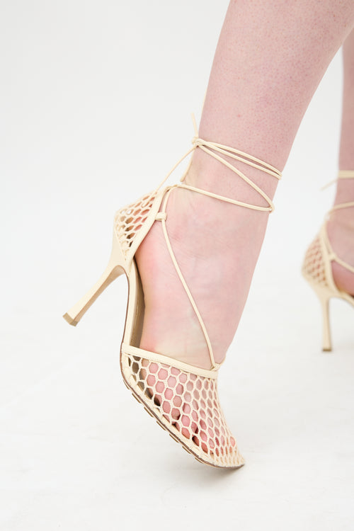 Bottega Veneta Woven Stretch Web Sandal