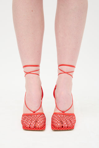Bottega Veneta Woven Stretch Web Sandal
