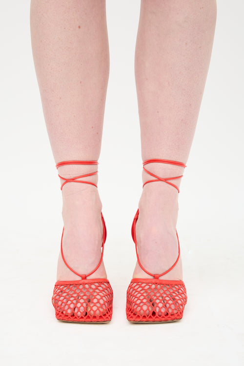 Bottega Veneta Woven Stretch Web Sandal