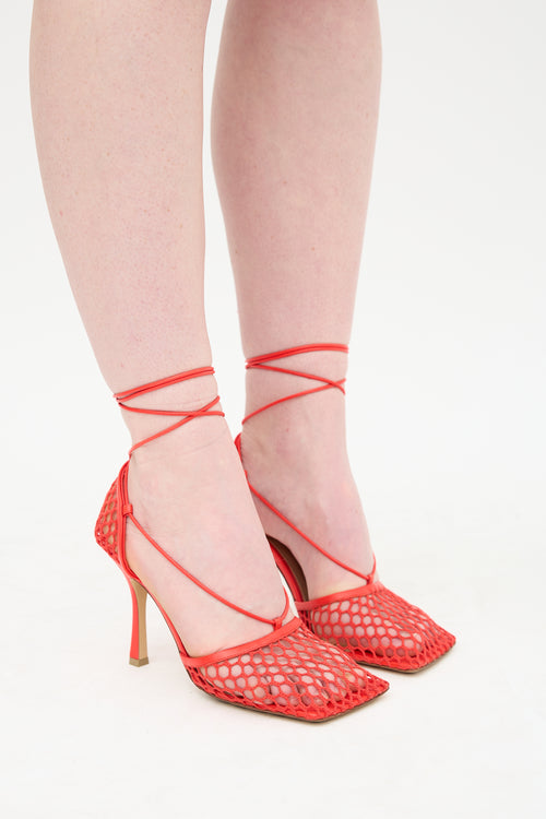 Bottega Veneta Woven Stretch Web Sandal