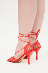 Bottega Veneta Woven Stretch Web Sandal