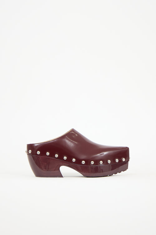 Bottega Veneta Patent Leather 60 Clog