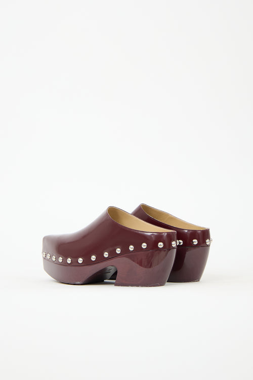 Bottega Veneta Patent Leather 60 Clog