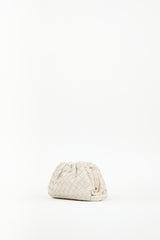 Bottega Veneta Beige Intrecciato Mini Pouch Bag