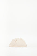 Bottega Veneta Beige Leather Mini Pouch Bag