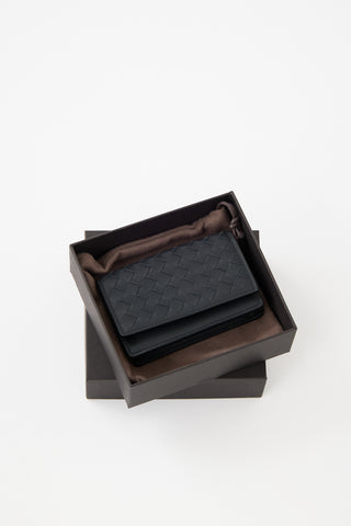 Bottega Veneta Intrecciato Leather Cardholder