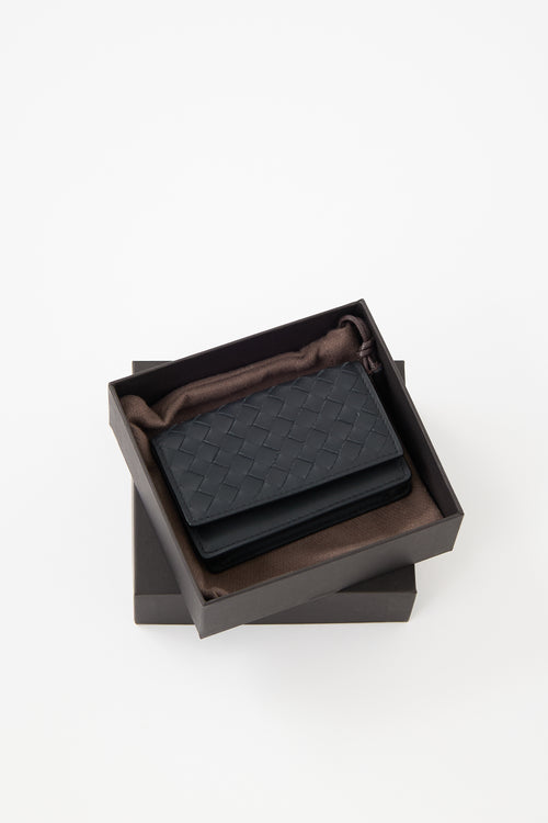 Bottega Veneta Intrecciato Leather Cardholder