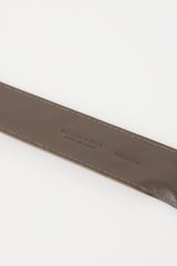 Bottega Veneta Leather Intrecciato Belt
