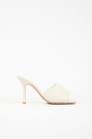 Bottega Veneta Leather Padded Stretch Mule