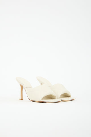 Bottega Veneta Leather Padded Stretch Mule