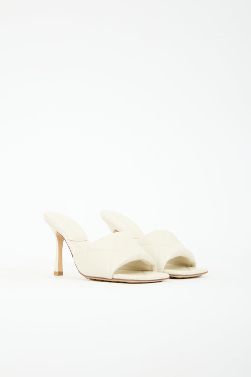 Bottega Veneta Leather Padded Stretch Mule