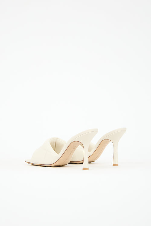 Bottega Veneta Leather Padded Stretch Mule