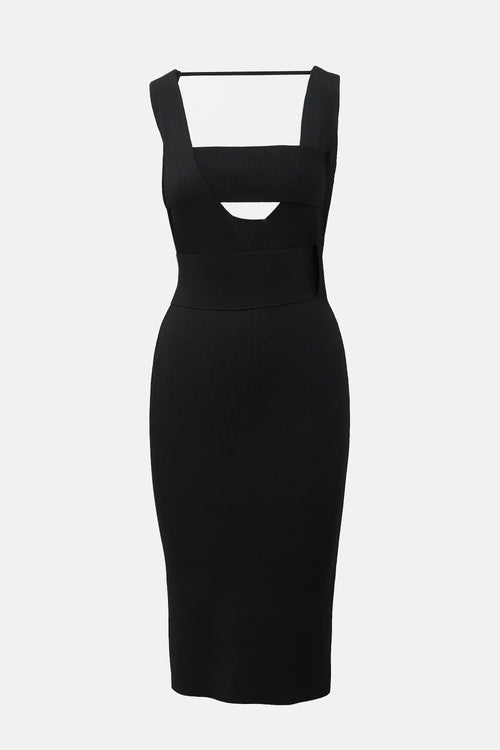 Boyarovskaya Ribbed Knit Naif Dress