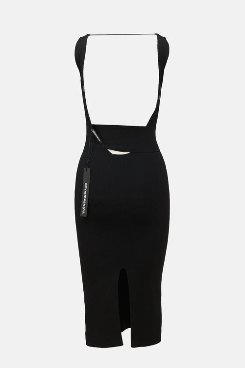 Boyarovskaya Ribbed Knit Naif Dress