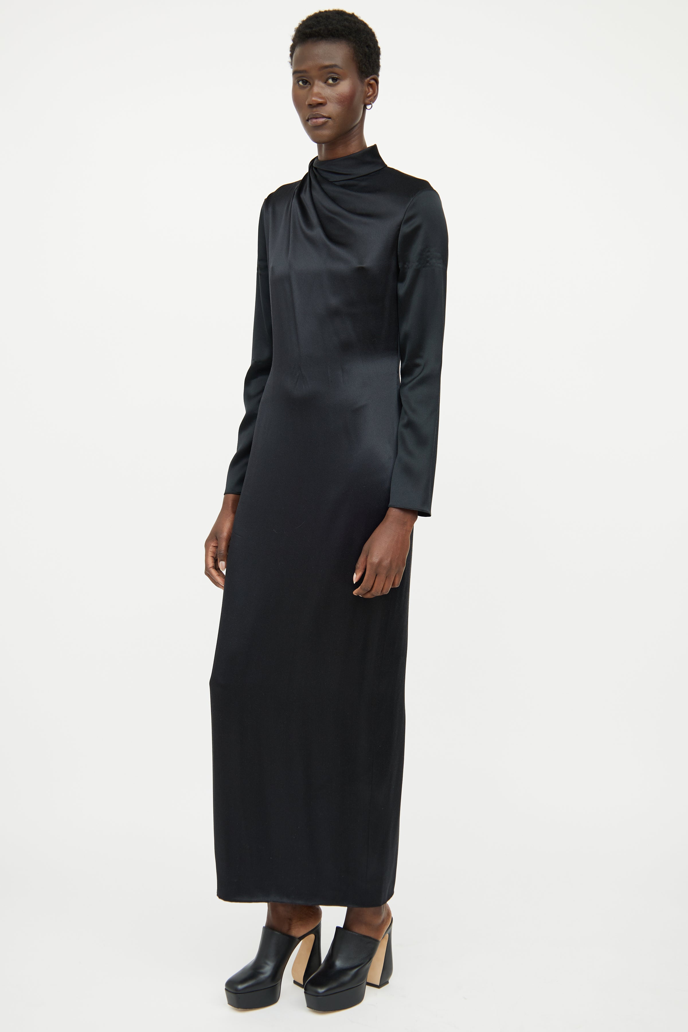 brandon maxwell black dress Brandon Maxwell Sylvie Maxi Dress