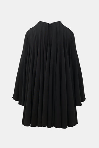 Brandon Maxwell Cape Effect Mini Dress