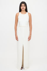 Brandon Maxwell Sequin Maxi Dress