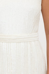 Brandon Maxwell Sequin Maxi Dress