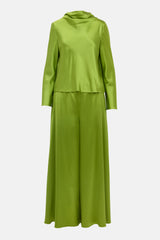 Brandon Maxwell Silk Duchess Satin Set