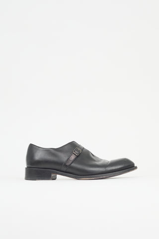 Brioni Leather Strap Dress Shoe