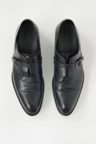 Brioni Leather Strap Dress Shoe