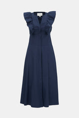 Brochu Walker Ruffled Midi Dress