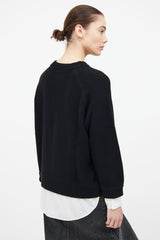 Brochu Walker Black Layered Sweater