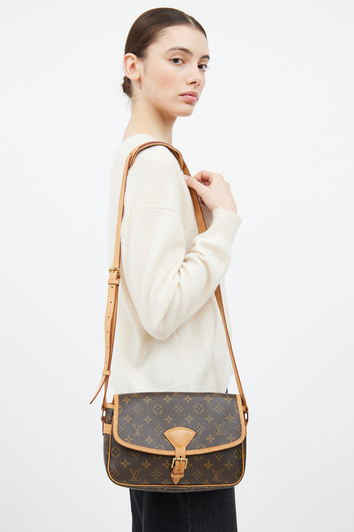 Louis Vuitton Brown Monogram Sologne Crossbody Bag