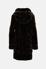 VSP ArchiveFur Ovals Hooded Coat