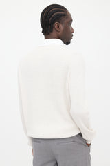 Brunello Cucinelli Ribbed Knit Polo Shirt