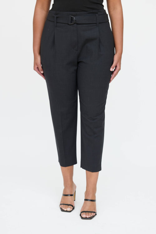 Brunello Cucinelli Wool Belted Pant
