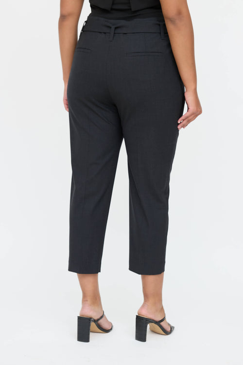 Brunello Cucinelli Wool Belted Pant