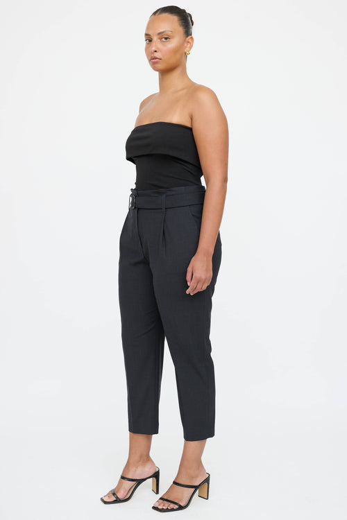 Brunello Cucinelli Wool Belted Pant