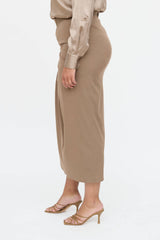 Brunello Cucinelli Cotton Gather Skirt