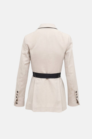 Brunello Cucinelli Single Breasted Blazer