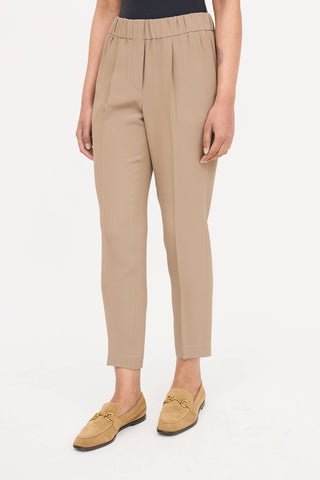 Brunello Cucinelli Pleated Tapered Pant