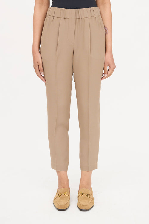 Brunello Cucinelli Pleated Tapered Pant