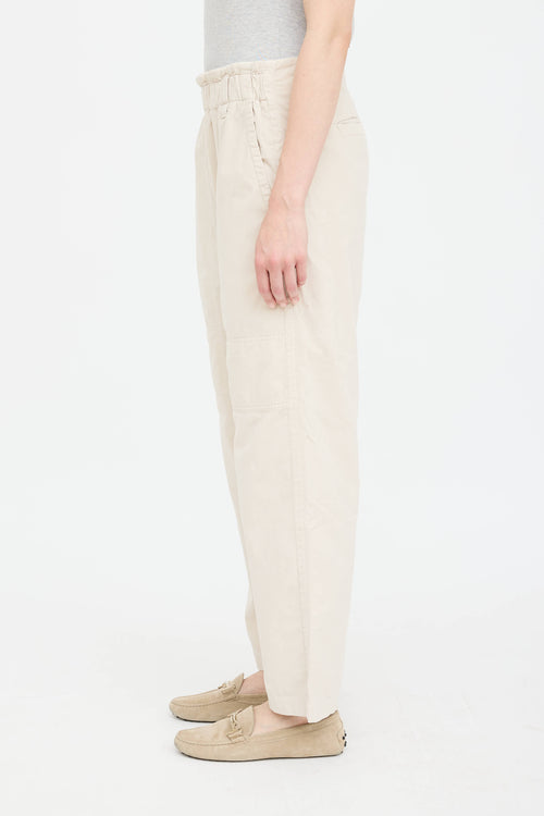 Brunello Cucinelli Velour Tapered Trouser