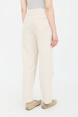 Brunello Cucinelli Velour Tapered Trouser