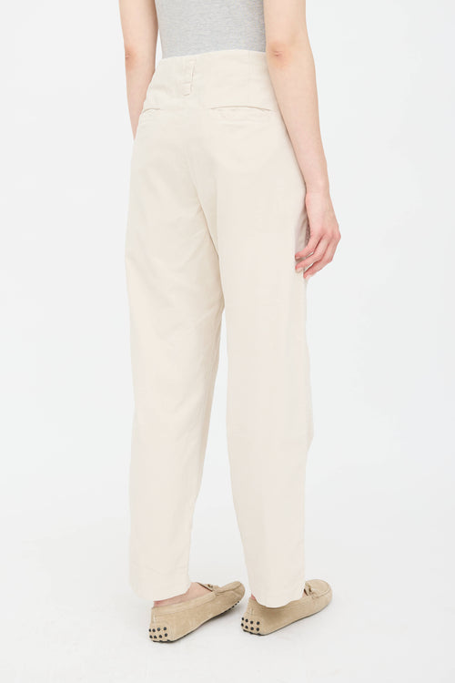Brunello Cucinelli Velour Tapered Trouser