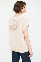 Brunello Cucinelli Cashmere Ribbed Knit Monili Hoodie
