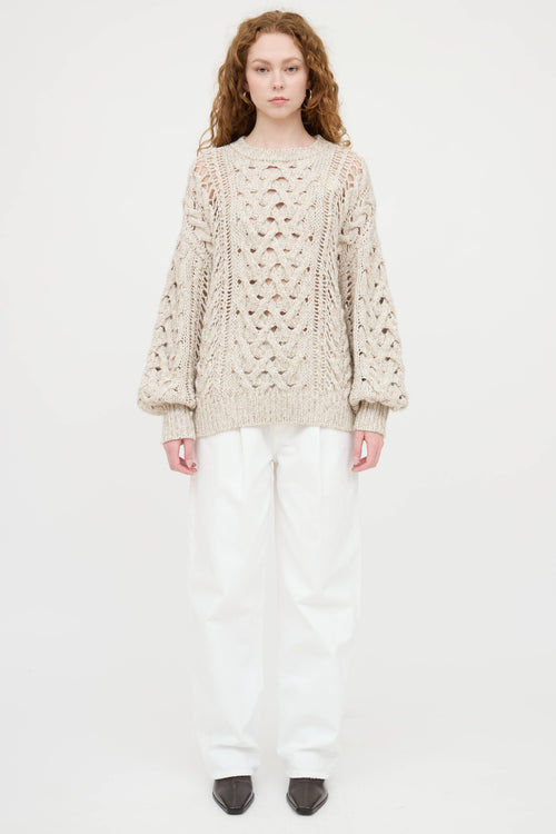 Brunello Cucinelli Cashmere Knit Sequin Sweater