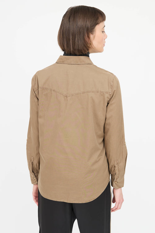 Brunello Cucinelli Monili Button Up Shirt