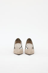 Brunello Cucinelli Suede Monili Pump