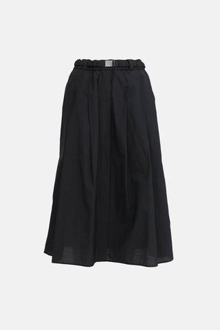 Brunello Cucinelli Belted Midi Skirt