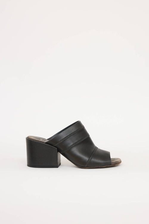 Brunello Cucinelli Leather Monili Mules