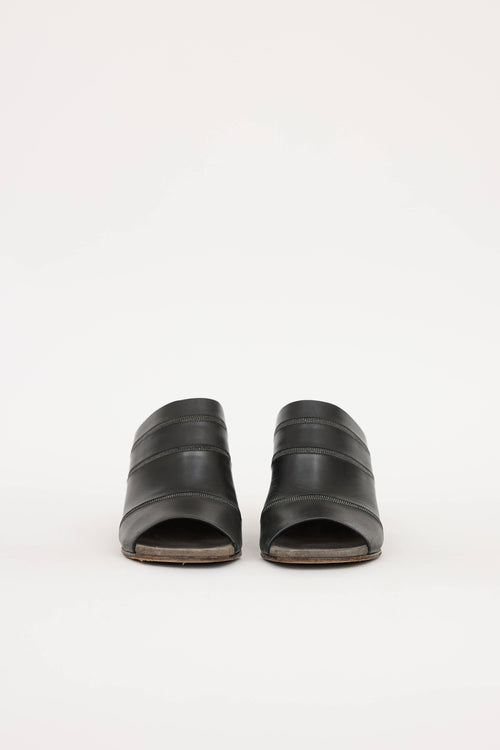 Brunello Cucinelli Leather Monili Mules