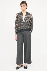 Brunello Cucinelli Silk Textured Bomber