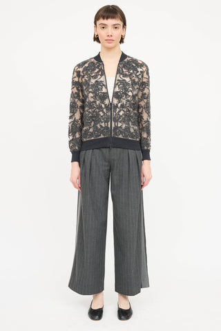 Brunello Cucinelli Silk Textured Bomber